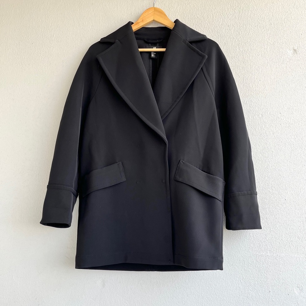 H&M | Oversized Black Coat